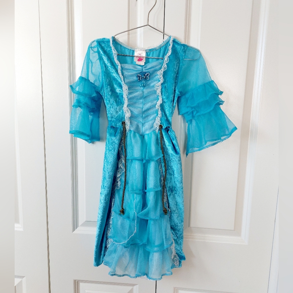 Regency Dress Blue Victorian Costume size 3-4T‎ Halloween Princess Cinderella
